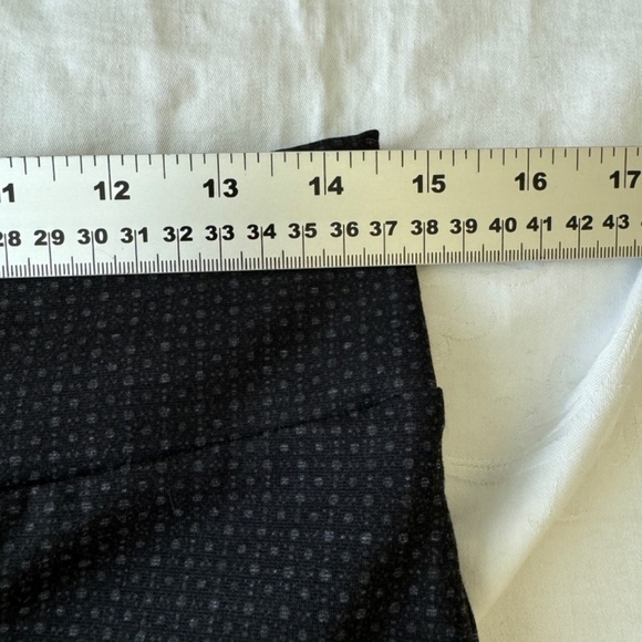 Studio Point Women's Black Allover Dot Pattern Legging Dress Pants Size Medium - Picture 9 of 13